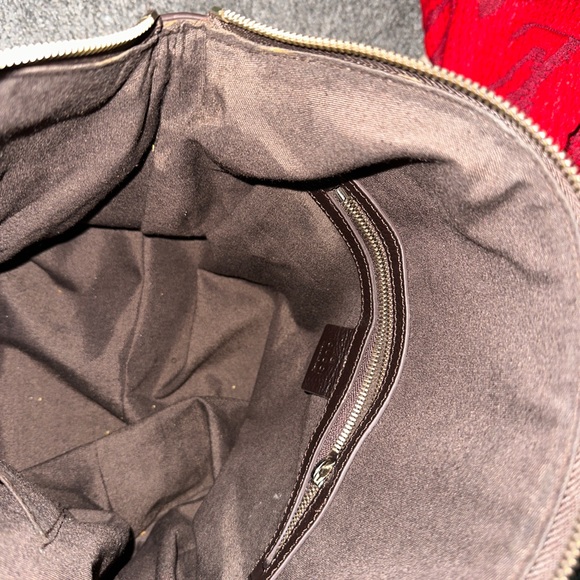 Gucci Charm Convertible Dome Satchel GG Canvas with Leather Medium - Picture 11 of 17